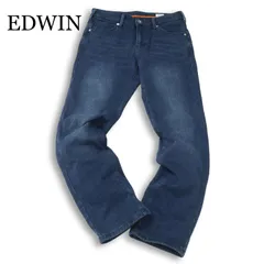 EDWIN エドウィン JWM02W USED加工★ ジャージーズ 裏起毛 防風 ストレッチ デニム パンツ ジーンズ Sz.M　メンズ バイク