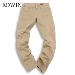 EDWIN エドウィン EG5036 BLUE TRIP★ ストレッチ スキニー デニム パンツ ジーンズ Sz.30 メンズ ベージュ 日本製