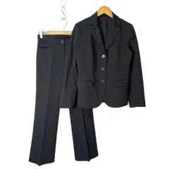 バーバリー ロンドン BURBERRY LONDON セットアップ スーツ ジャケット パンツ 38 ブラック ■GY14