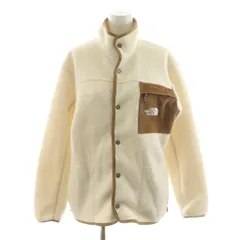 ザノースフェイス THE NORTH FACE フリースジャケット ロゴ アウター XS ベージュ 白 ホワイト NF0A4NB8 /AN79