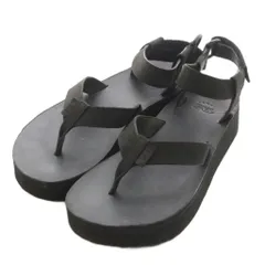 テバ Teva サンダル トング ストラップ 厚底 24.0cm 黒 ブラック 1113192 /AN25