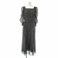 マイストラーダ Mystrada ツイードプリントワンピース 36 グレー マルチカラー /ES ■OS