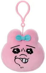 【中古】ぬいぐるみマスコット・ぬいぐるみバッジ おぱんちゅうさぎ(歯ぎしり) Mocchi-Mocchi-Style フェイス型マスコット 「おぱんちゅうさぎ」