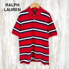 POLO RALPH LAUREN ポロラルフローレン ポニーロゴ刺繡 マルチボーダー 鹿の子 半袖 ポロシャツ