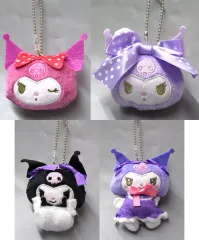 【中古】ぬいぐるみマスコット・ぬいぐるみバッジ 全4種セット 「クロミ ぬいぐるみボールチェーン2」