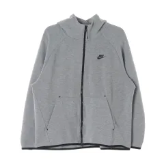 ナイキ テックフリース 2WAY フードジップアップ ジャケット ライトグレー