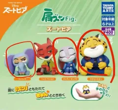 ズートピア キャラクター ぺこり ガチャ フィギュア 3種セット ジュディ クロウハウザー ニック ピン