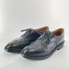 【中古】Tricker's　BOURTON　ウィングチップレザーモデル　ブラック　サイズ7【26.5cm】 トリッカーズ[17]のサムネイル