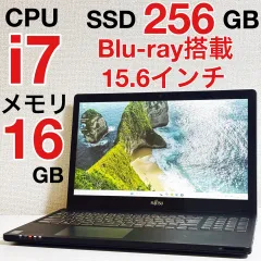4世代 Core i7 メモリ16GB SSD 256GB Windows11 Office パソコン 富士通