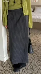 ストライプ ロング スカート スーツ スカート