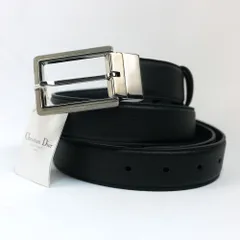 DIORHOMME ディオールオム グレインド カーフ リバーシブル ベルト ブラック ネイビー 154PUTABH965のサムネイル