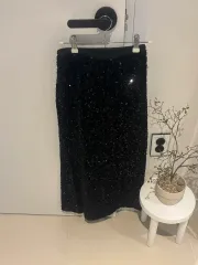 スパンコール ロング スカート