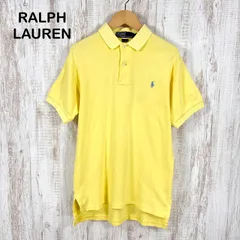 Polo by Ralph Lauren ポロバイラルフローレン ポニーロゴ刺繍 半袖ポロシャツ イエロー