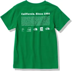 ザ・ノース・フェイス THE NORTH FACE アウトドア ショートスリーブヒストリカルロゴティー キッズ ガールズ ボーイズ 半袖シャツ 背面プリント 吸汗速乾 クイックドライ UVケア ハーフスリーブ ウェア  NTJ323 PR プライマリーグリーン