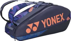 ヨネックス YONEX テニス ラケットバッグ6 テニスラケット6本用 ケース カバン トーナメントバッグ シューズポケット 試合 ゲーム 練習 トレーニング 部活動 クラブ チーム 合宿  BAG2402R 472 ミッドナイトネイビー