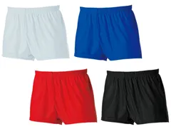 ウンドウ wundou 新体操 男子体操パンツショート ジュニア ボーイズ キッズ 子供 110～150cm 吸汗 速乾 体操競技 新体操 ウェア ショートパンツ 体操部 部活 半パン  P480J 0011 レッド