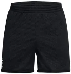 アンダーアーマー UNDER ARMOUR バスケット CURRY SPLASH SHORTS メンズ ショートパンツ 半ズボン 短パン ボトムス 吸汗 両サイドポケット 軽量 通気性 ドライ メッシュ 部活 クラブ   001 BLACK/WHITECLAY