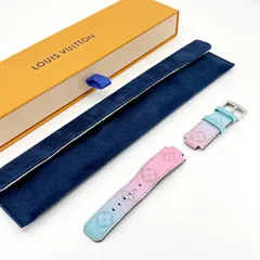 【ケース付】LOUIS VUITTON ルイヴィトン／タンブールホライゾン用 モノグラム カラーグラデーション R17930 替えベルト／レザー／マルチカラー