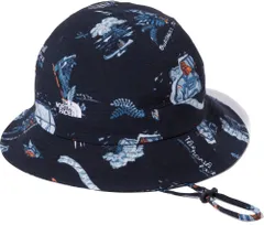 ザ・ノース・フェイス THE NORTH FACE アウトドア サマークーリングハット キッズ Kids' Summer Cooling Hat ハット 帽子 ぼうし 子ども あご紐 通気性 UVケア   NNJ02206 TV キャネイビ