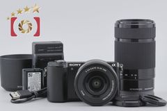 【中古】SONY ソニー α5000 ILCE-5000 ダブルズームレンズキット ブラック シャッター回数僅少