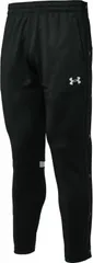 アンダーアーマー UNDER ARMOUR バスケット UA チーム フルボタン パンツ メンズ レディース ジャージ 下 ロング 長ズボン トレーニングウェア 吸汗 厚手 高耐久 クラブ 運動 練習 部活動  1385324 001 BLACK