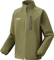 ヨネックス YONEX テニス ウィメンズウォームアップシャツ ジャケット ジャージ ジャンパー アウター トップス 練習 トレーニング 吸汗 速乾 部活 クラブ 学生 学校 レディース  57083 324 ライトオリーブ
