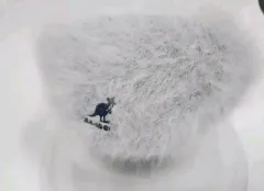 カンゴール アンゴラ ハンチングキャップ