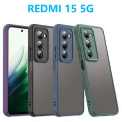 REDMI 15 5G ケース 半透明 保護 TPUケース 衝撃吸収 ストラップホール 人気 シリコン レドミ フィフティーン 軽量 ソフトケース 防滑 ハードスマホカバーのサムネイル