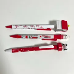 まとめ) 日本購入 SNOOPY アクション ボールペン 3種 セット