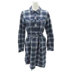 エムズグレイシー M'S GRACY ウール混 バイカラー リボン ワンピース