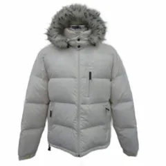 コンバース CONVERSE ダウンジャケット ミドル丈 2WAY L 白 ホワイト ファー付きフード /SM2 ■GY58