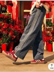 アディダス オリジナル デニム ブラック デニム 海外配送