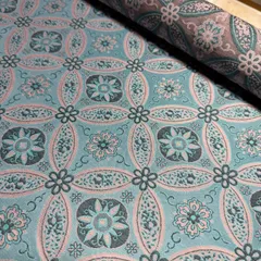 blu0131 西陣織物　生地　1m〜