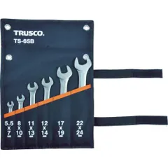 ＴＲＵＳＣＯ　両口スパナセット（６本組　）