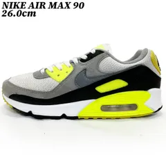 【タイムセール】【クーポン】スニーカー シューズ  ナイキ エアマックス９０ イエロー グレー 26.0cm NIKE AIR MAX 90 正規品 CD0881-103 復刻 ビンテージ 正規品 中古 古着 ブランド 匿名配送