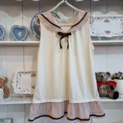 axes femme(アクシーズファム) セーラーカラーリボン ロングトップス