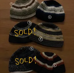 ビーニー　編み物