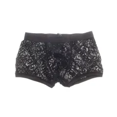 【新品アウトレット】ディースクエアード DSQUARED2 総レース トランクス　下着 ブラック【サイズM】【メンズ】