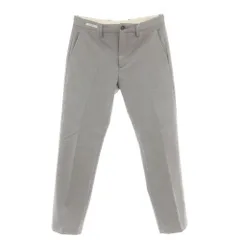 【中古】イカイ YCHAI コットンナイロン ジャージー カジュアルスラックスパンツ ライトグレー【サイズ32】【メンズ】