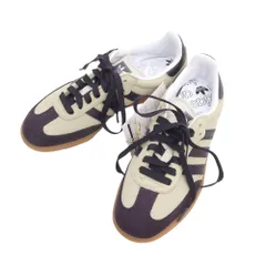 【中古】【未使用】アディダス adidas SAMBA OG W ヌバック スニーカー ベージュxダークパープル【サイズ23cm】【レディース】