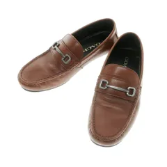 【中古】コーチ COACH ビットローファー ブラウン【サイズ24.5】【メンズ】