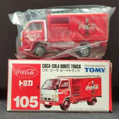 トミー トミカ赤箱中国製 コカ・コーラ ルートトラック 105