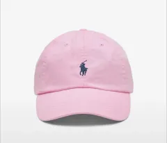 ポロ ラルフローレン コットン チノ ベースボール キャップ - ピンク