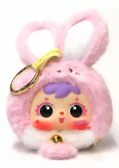 三子毛 SAMUELミニラッキーラビット鈴付き ぬいぐるみ - メルカリ