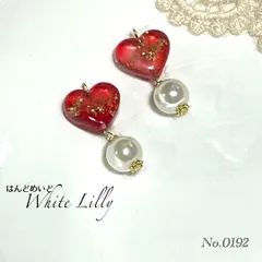 No.0192　ハンドメイドピアス　イヤリング