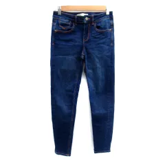 ザラ ZARA デニムパンツ ジーンズ スキニーパンツ ロング丈 36 紺 ネイビー /SY28