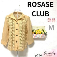 ROSSA シルク100% 花柄プリント ニットトリム カーディガン 42 - メルカリ