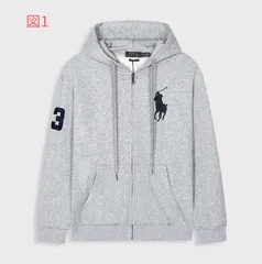 専用Polo Ralph Lauren ビッグポロパーカー (ポロ ラルフローレン) メンズ ビッグポニー刺繍 プルオーバー スウェット パーカー [並行輸入品]