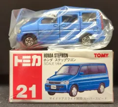 トミー トミカ赤箱中国製 ホンダ ステップワゴン 青 21
