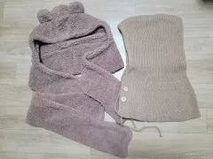 耳あて付きニット帽 マフラー / ニット バラクラバ